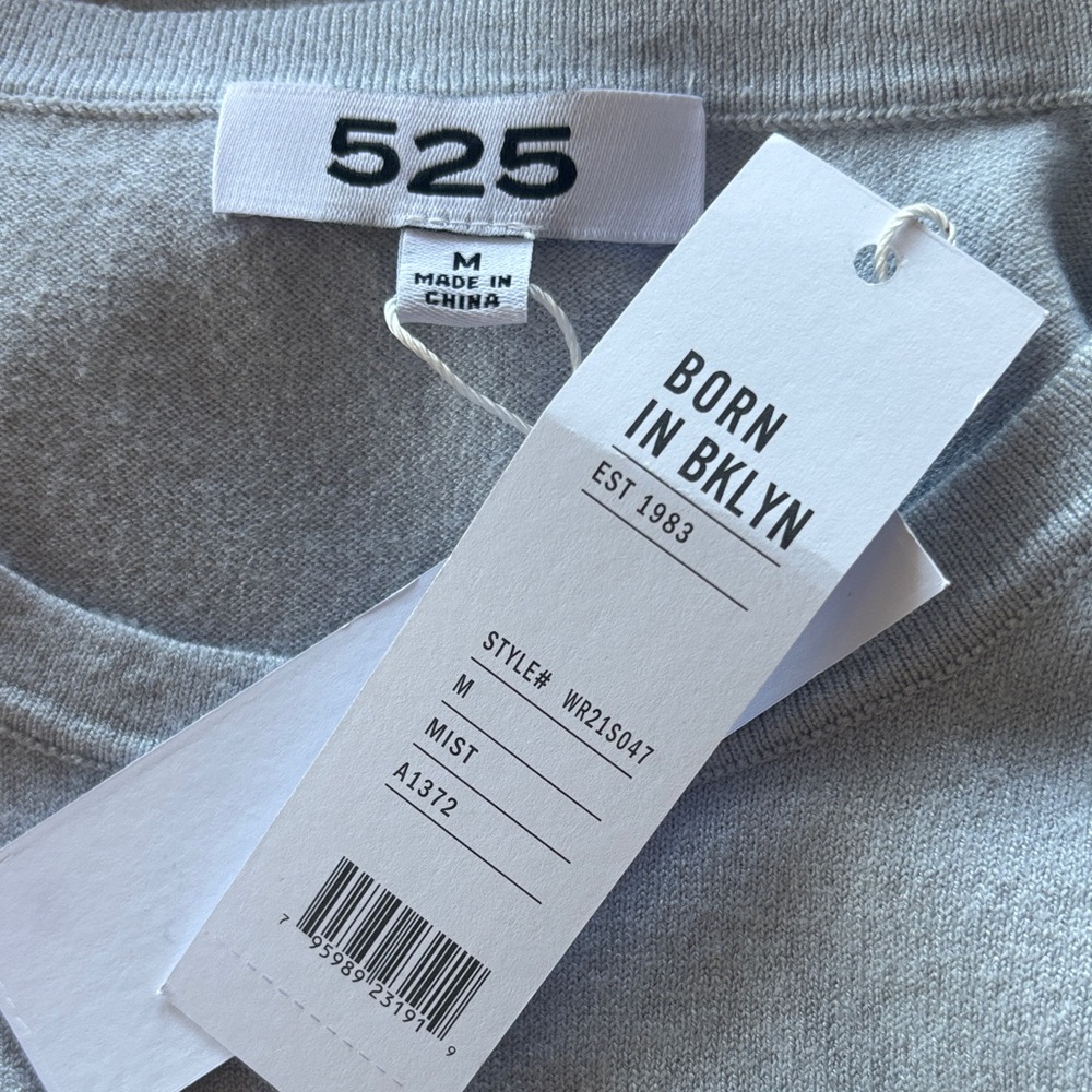 525 America/Born In Brooklyn Midi Dress in Mist - Picture 2 of 3